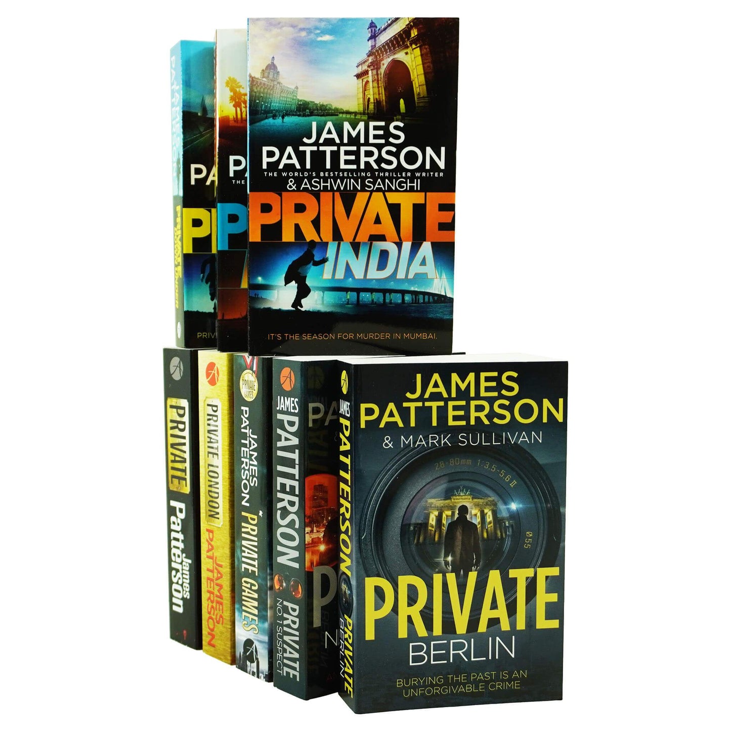 Private Series (Books 1-8) by James Patterson 8 Books Collection Set - Fiction - Paperback