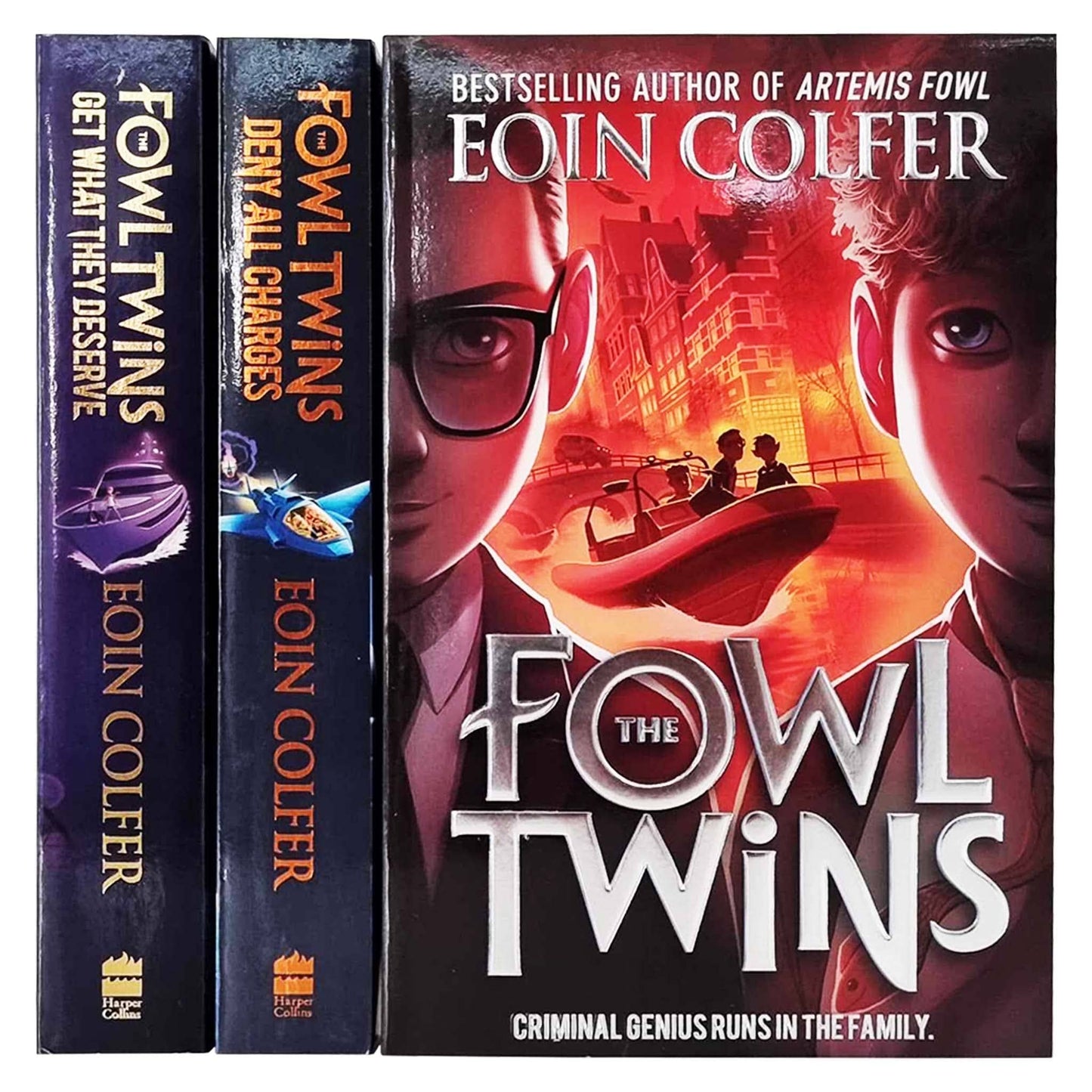 The Fowl Twins Series 3 Books Collection Set By Eoin Colfer - Ages 9-14 - Paperback 9-14 HarperCollins Publishers