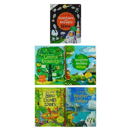 Usborne Lift-the-Flap Collection 5 Books Set - Ages 3+ - Board Book 0-5 Usborne