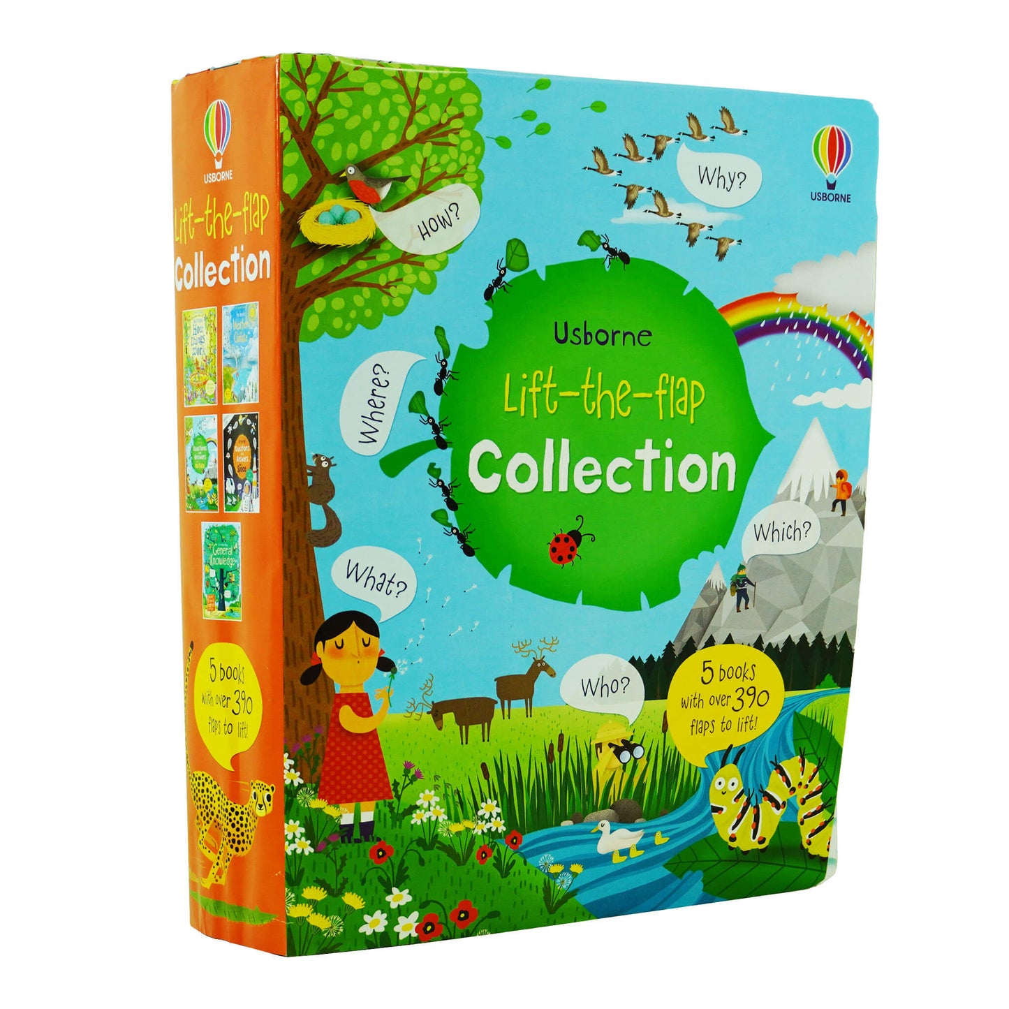 Usborne Lift-the-Flap Collection 5 Books Set - Ages 3+ - Board Book 0-5 Usborne