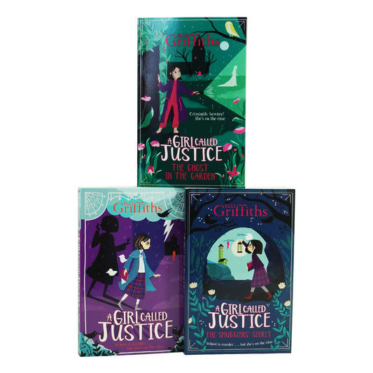 A Girl Called Justice Jones Series 3 Books Collection Box Set By Elly Griffiths - Ages 9-12 - Paperback 9-14 Quercus Books