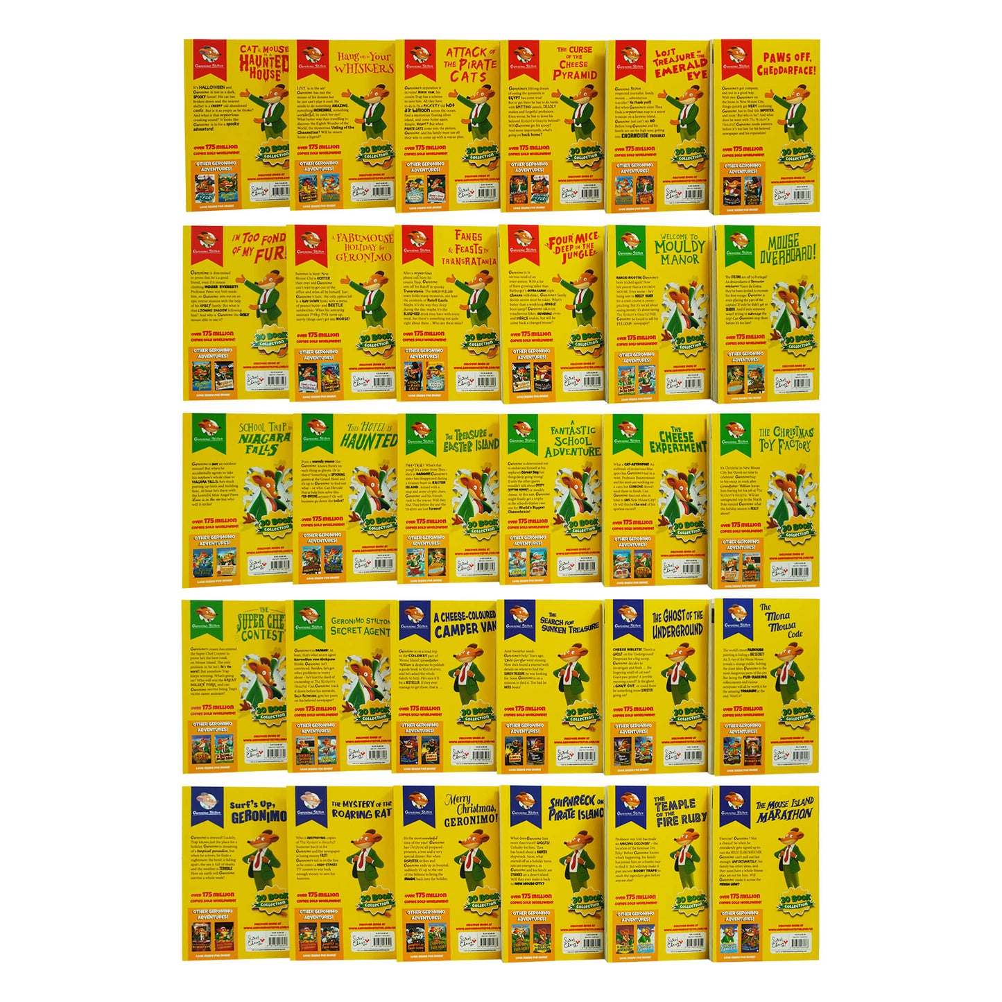 Geronimo Stilton: The 30 Book Collection Set (Series 1,2 & 3) By Sweet Cherry Publishing - Age 5-7 - Paperback 5-7 Sweet Cherry Publishing
