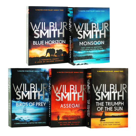 The Courtney Series 5 Books 9 to 13 Collection Set By Wilbur Smith - Young Adult - Paperback Young Adult Zaffre