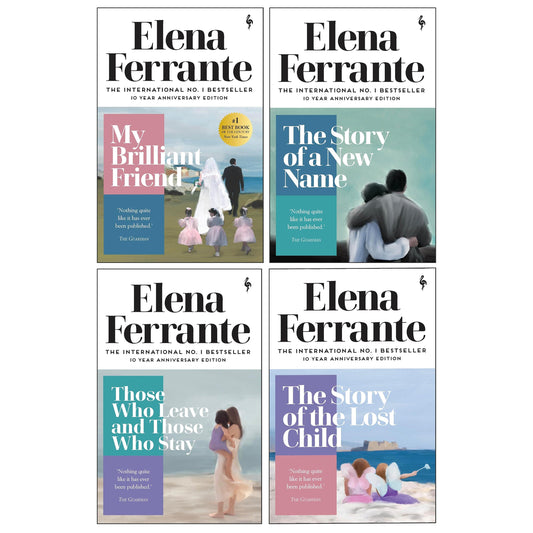 The Neapolitan Quartet by Elena Ferrante 4 Books Collection - Fiction - Paperback