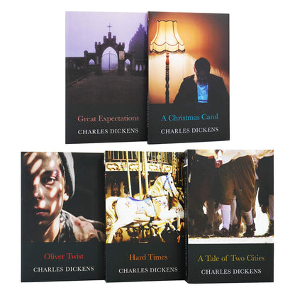 Major Works of Charles Dickens 5 Books Box Set Collection - Adult - Paperback Adult Classic Editions