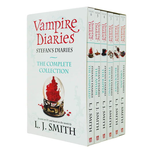 Vampire Diaries Stefan's Diaries The Complete Collection Books 1-6 Box Set by L. J. Smith - Ages 14+ - Paperback Young Adult Hachette Children's Group