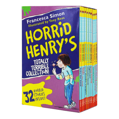 Horrid Henry's Totally Terrible Collection 10 Books Box Set by Francesca Simon - Ages 6-11 - Paperback 7-9 Orion Publishing Co