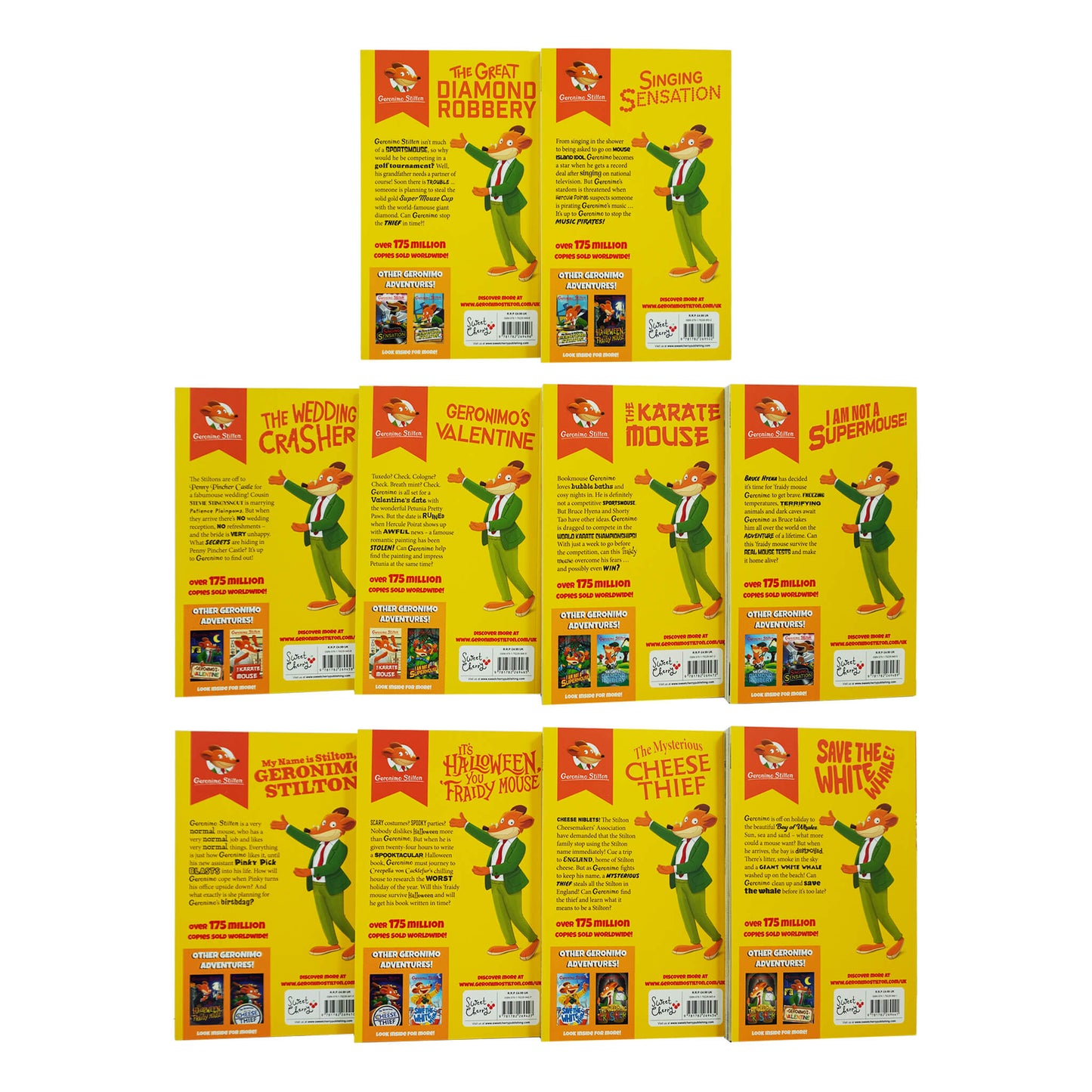 Geronimo Stilton : The 10 Books Collection Series 5 - Ages 5-8 - Paperback 5-7 Sweet Cherry Publishing