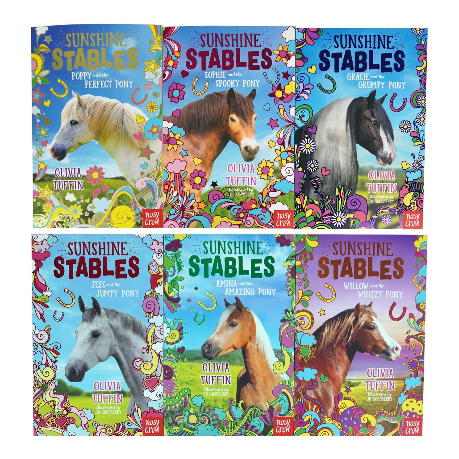 Sunshine Stables Series 6 Books Collection Set By Olivia Tuffin - Age 7-9 - Paperback 7-9 Nosy Crow Ltd