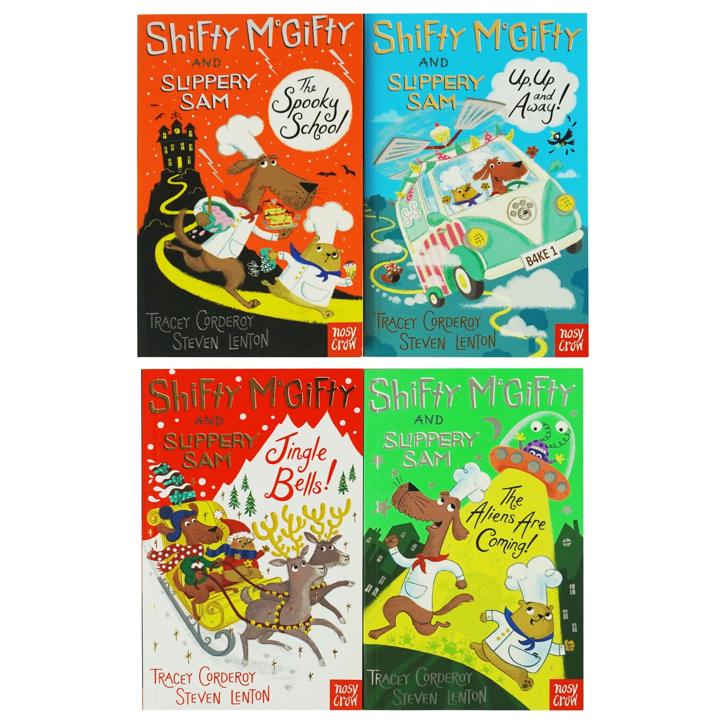 Shifty McGifty and Slippery Sam Series by Tracey Corderoy 4 Books Collection Set - Ages 5-7 - Paperback 5-7 Nosy Crow Ltd