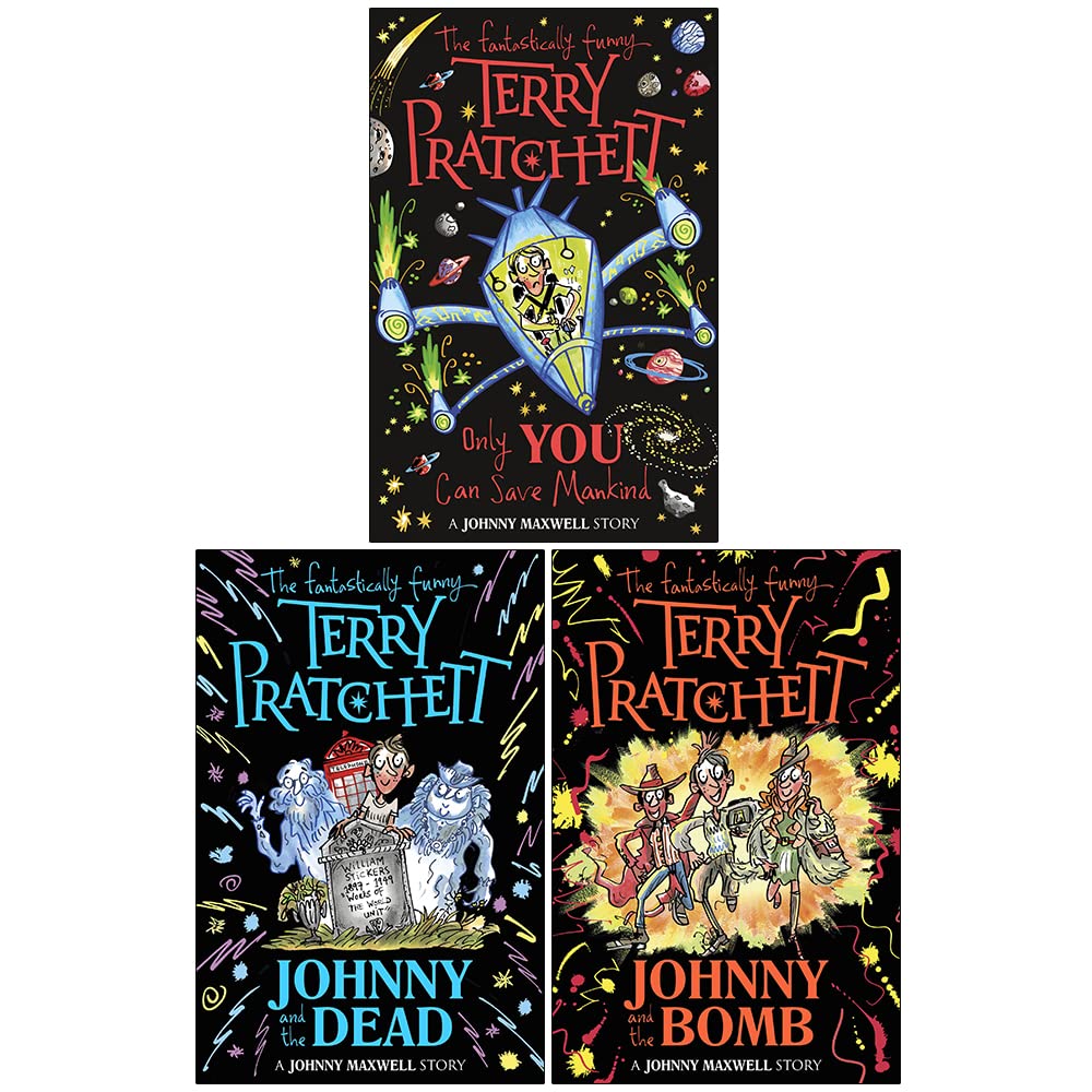 Johnny Maxwell Series by Terry Pratchett 3 Books Collection Set - Age 9-11 - Paperback