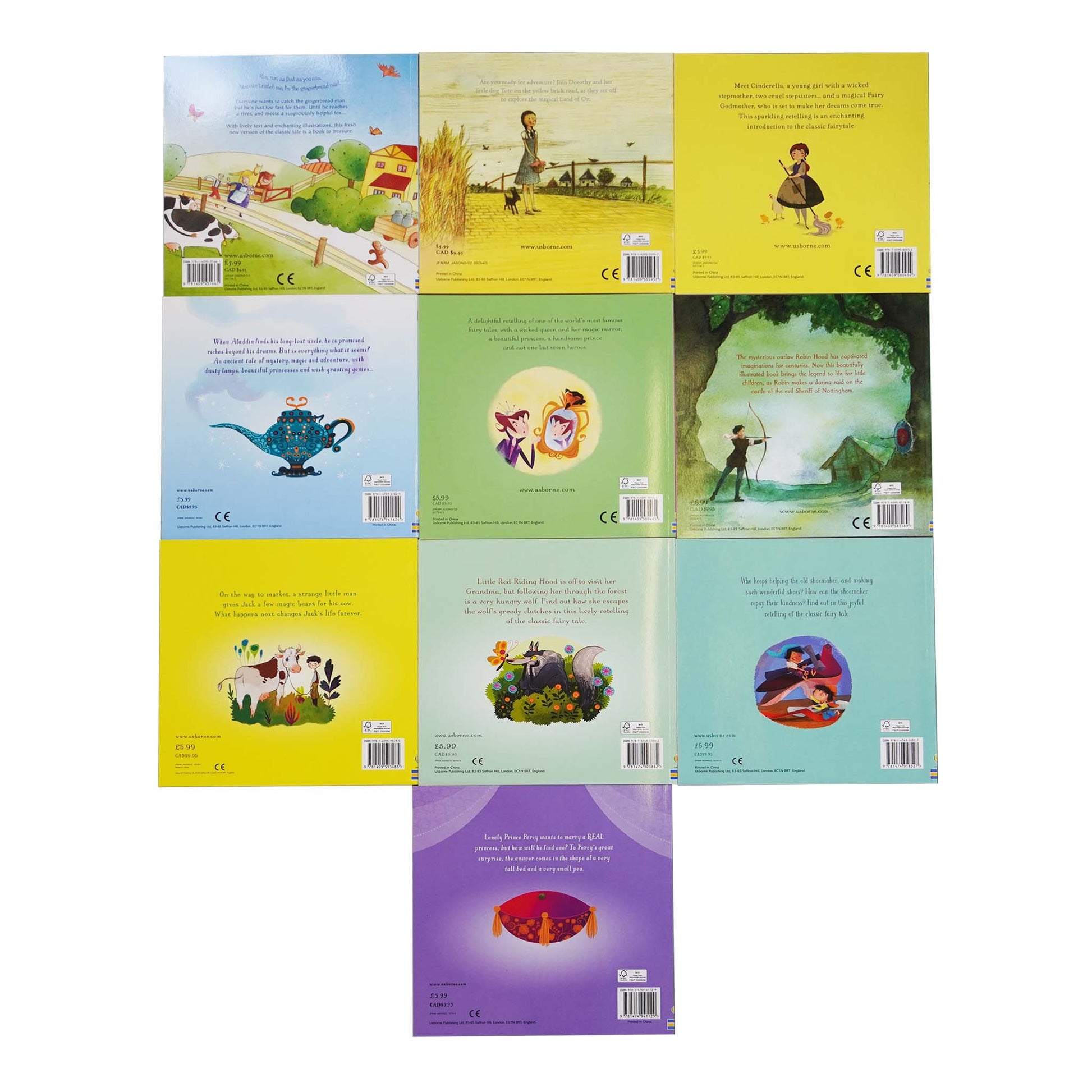 Usborne 10 Picture Children Books Collection Set - Age 2-8 - Paperback 0-5 Usborne Publishing Ltd