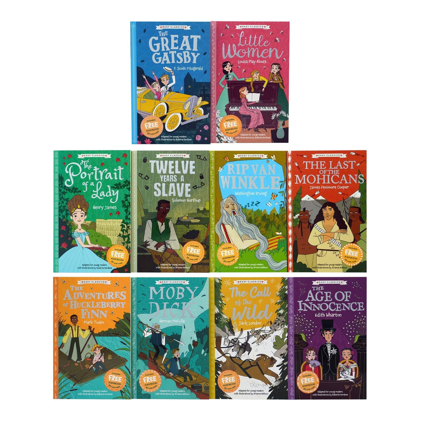 The American Classics Children's Collection 10 Books Set By Gemma Barder, Lynne Wilson-Bailey - Ages 7-11 - Paperback 7-9 Sweet Cherry Publishing