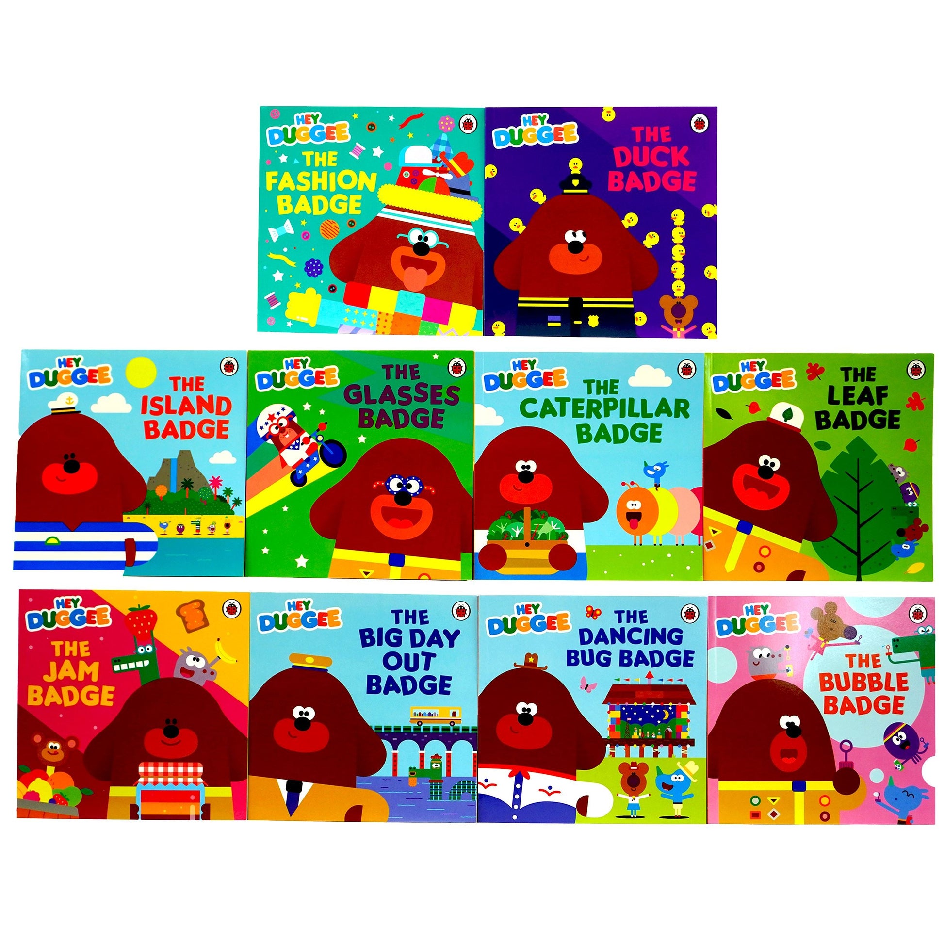 Hey Duggee: Duggee's Brilliant 10 Books Books Set - Ages 2-6 - Paperback 5-7 Ladybird