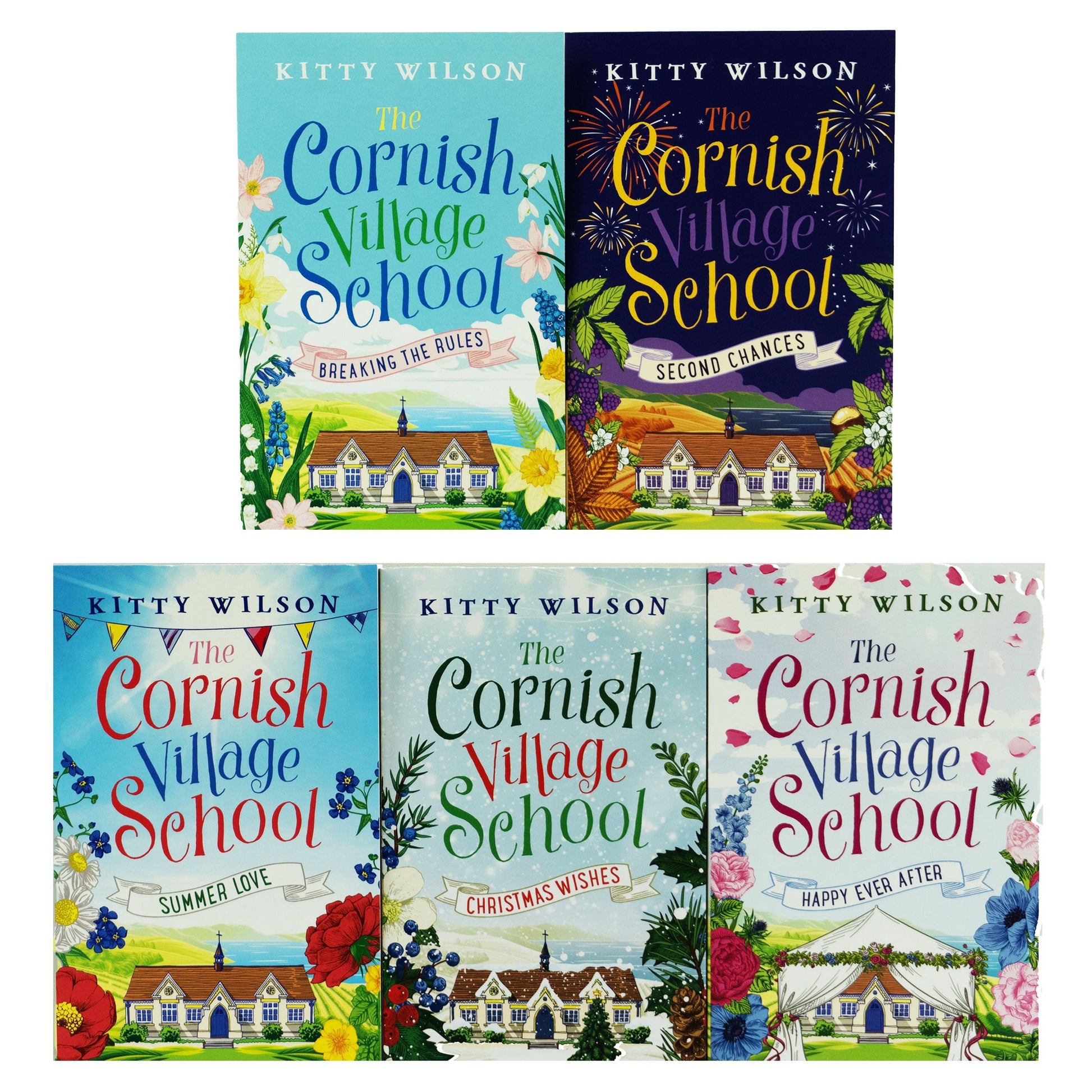 The Cornish Village School Series by Kitty Wilson 5 Books Collection Set - Fiction - Paperback Fiction Canelo