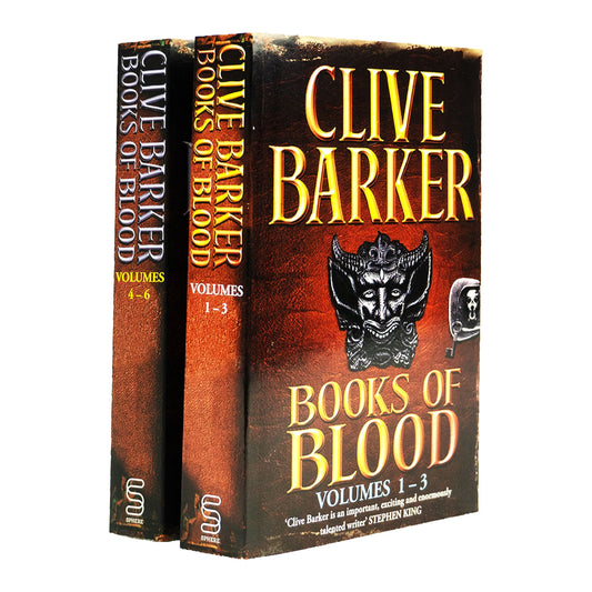 Books Of Blood Omnibus Series by Clive Barker 2 Books Collection Set (Volumes 1-6) - Fiction - Paperback Fiction Sphere