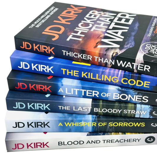 DCI Logan Crime Thrillers Series by JD Kirk 6 Books Collection Set (Book 1-6) - Fiction - Paperback
