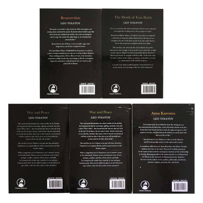 Leo Tolstoy Classic Novels 5 Books Collection Box Set - Fiction - Paperback Fiction Classic Editions