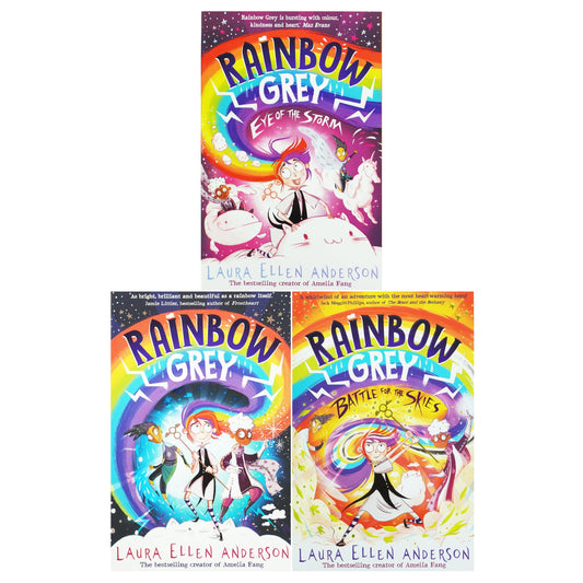 Rainbow Grey Series by Laura Ellen Anderson 3 Books Collection Set - Ages 7-10 - Paperback