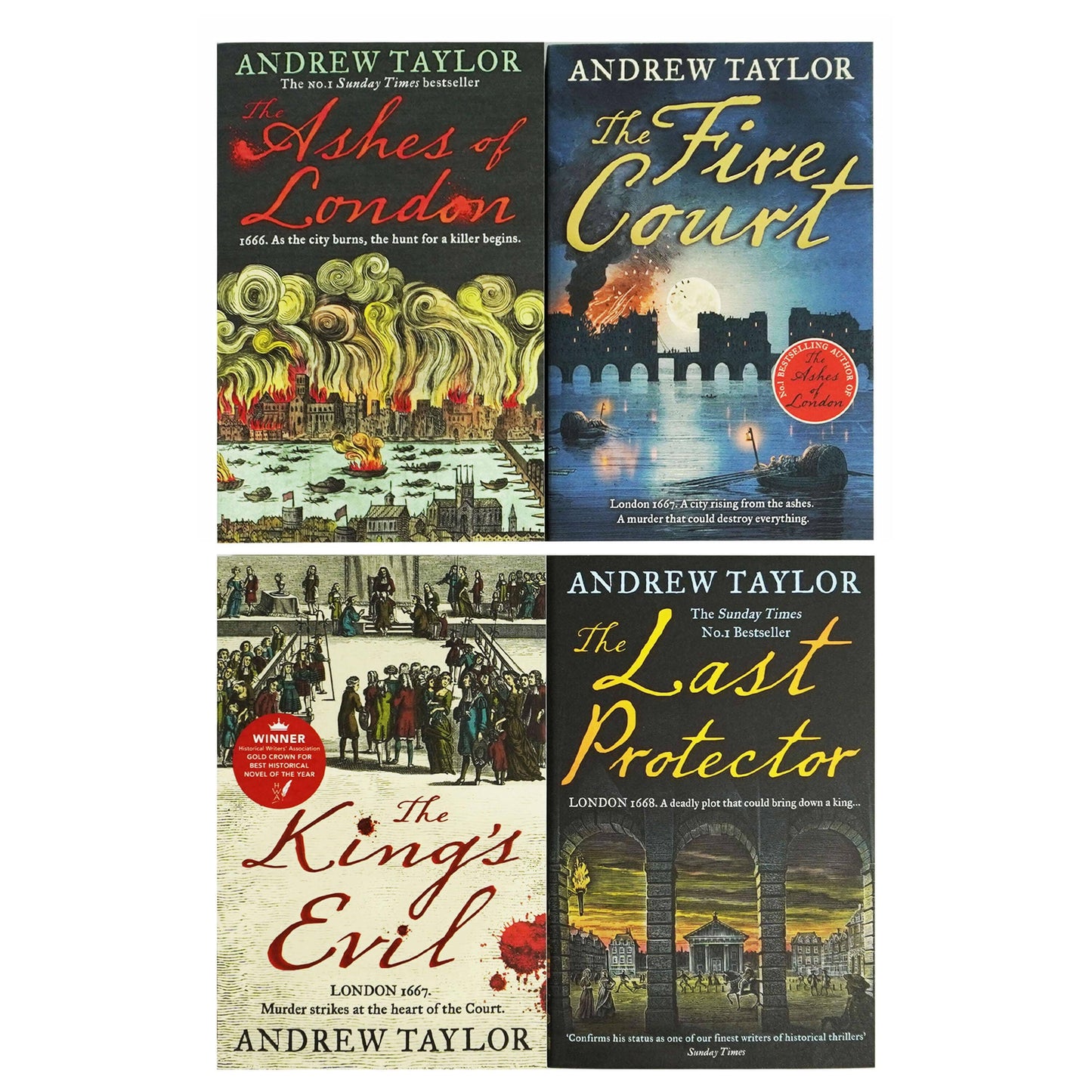 James Marwood & Cat Lovett Series By Andrew Taylor 4 Books Collection Set - Fiction - Paperback Fiction HarperCollins Publishers