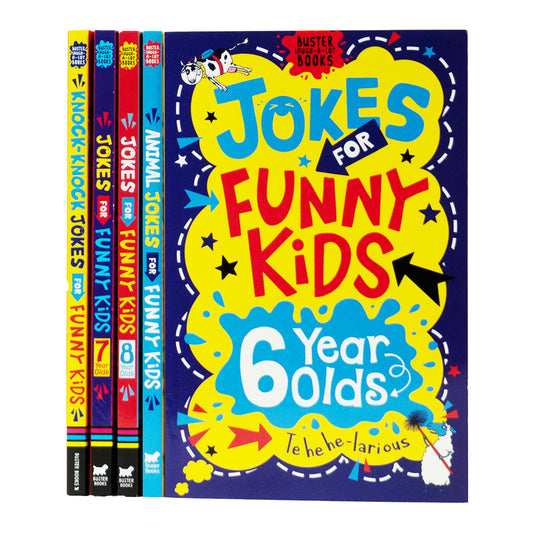 Buster Laugh-a-lot Books Series Collection 5 Joke Books Set - Ages 7-9 - Paperback 7-9 Buster Books