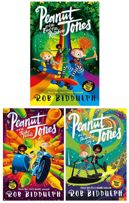 Peanut Jones Series By Rob Biddulph 3 Books Collection Set - Ages 8-11 - Paperback