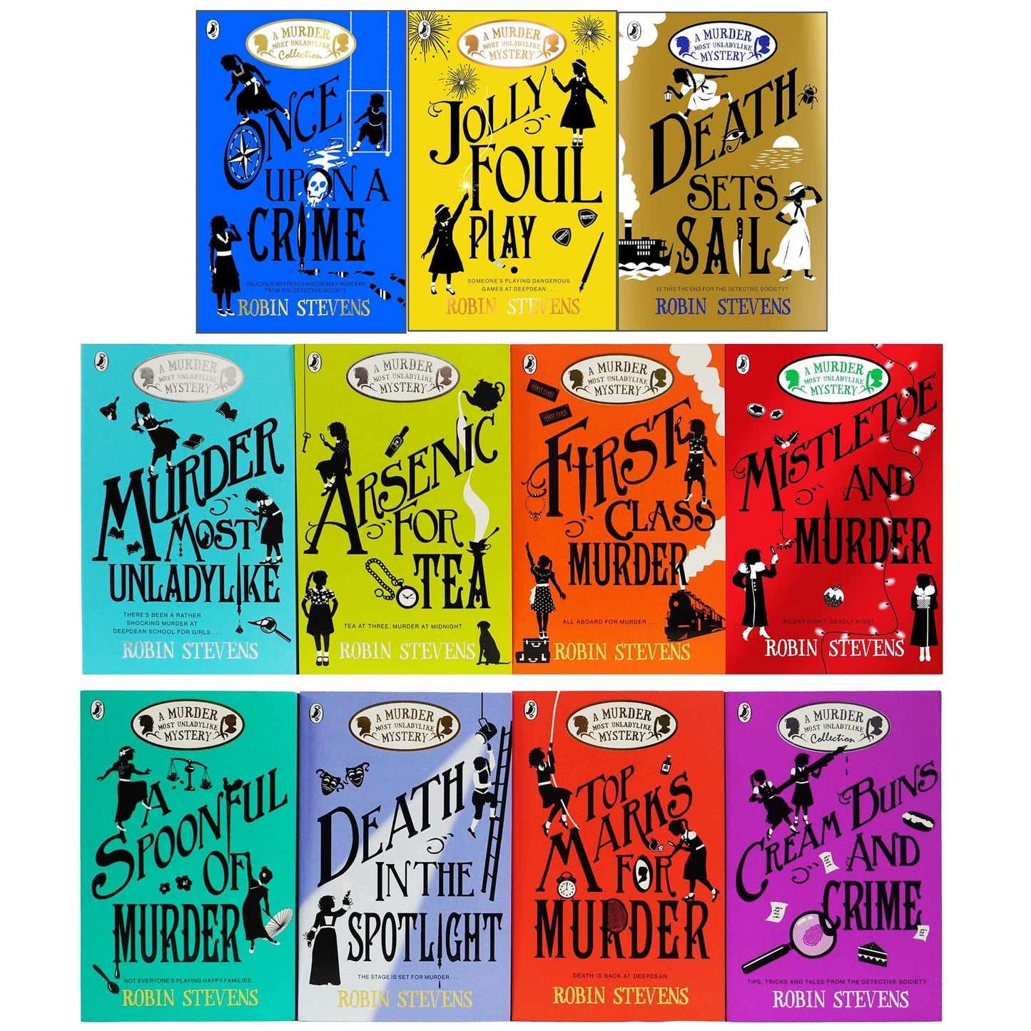 A Murder Most Unladylike By Robin Stevens 11 Books Collection Set - Ages 9+ - Paperback 9-14 Penguin