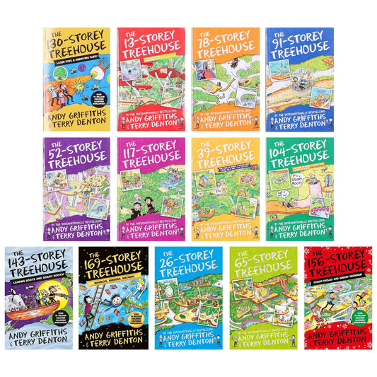 The Treehouse Series by Andy Griffiths & Terry Denton 13 Books Collection Box Set - Ages 5-11 - Paperback