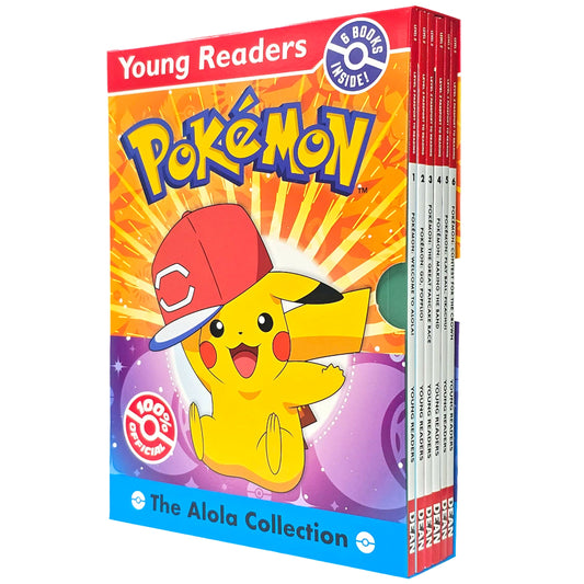 Pokémon: The Alola Collection Young Readers Level 2 6 Picture Books Box Set - Ages 4-8 - Paperback