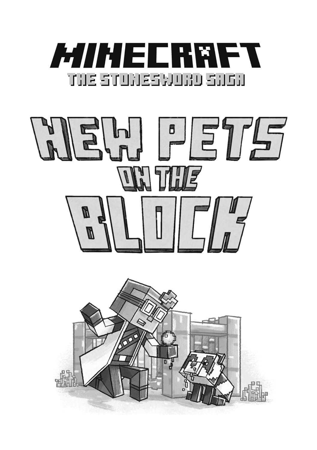 Mojang AB 的 Minecraft The Stonesword Saga 系列：全套 6 本小說 - 適合年齡 5-10 歲 - 平裝本