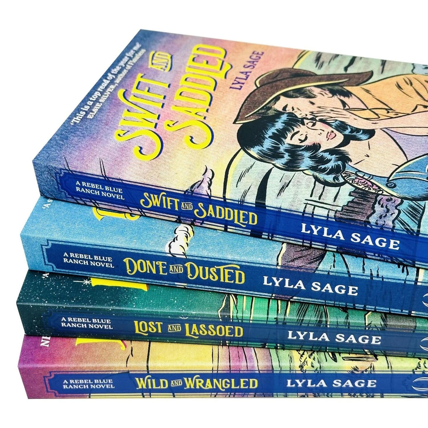 Rebel Blue Ranch Series by Lyla Sage: 4 Books Collection Set - Fiction - Paperback