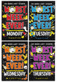 Worst Week Ever! Series By Eva Amores And Matt Cosgrove 4 Books Collection Set - Ages 8+ - Paperback