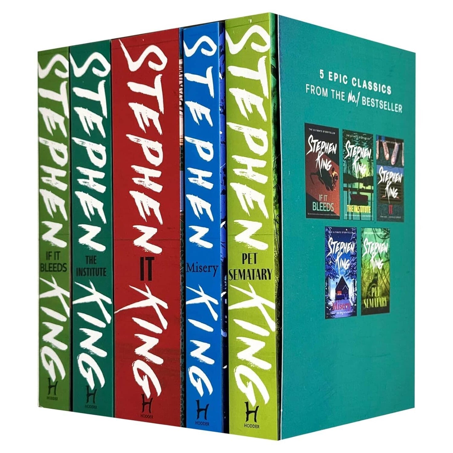 Stephen King Epic Classic Collection 5 Books Box Set - Fiction - Paperback