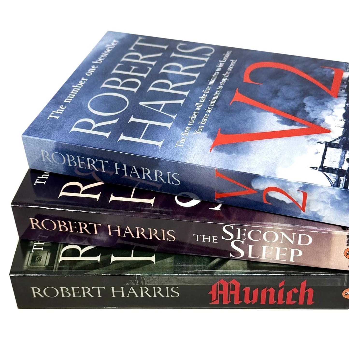 Robert Harris Collection (Munich, The Second Sleep & V2) 3 Books Set - Fiction - Paperback