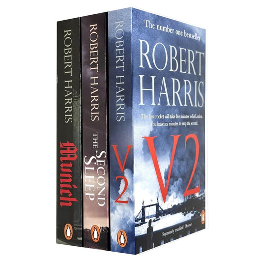 Robert Harris Collection (Munich, The Second Sleep & V2) 3 Books Set - Fiction - Paperback