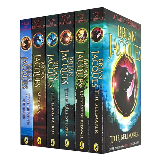 A Tale of Redwall Series (Book 7-12) by Brian Jacques 6 Books Collection Set - Ages 9+ - Paperback