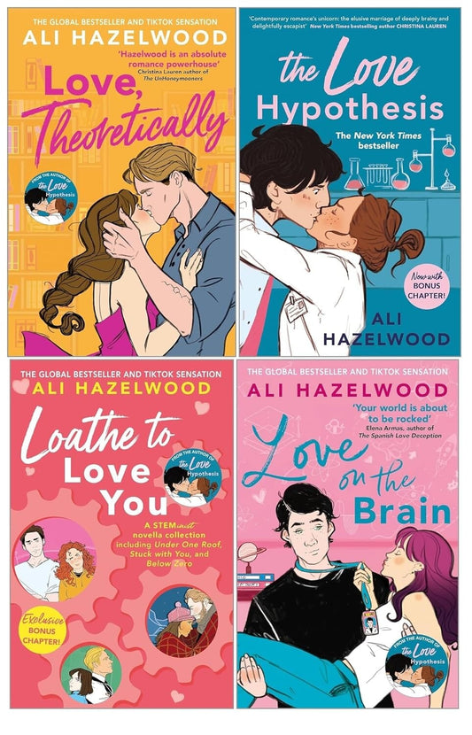 The Love Hypothesis by Ali Hazelwood 4 Books Collection Set - Fiction - Paperback
