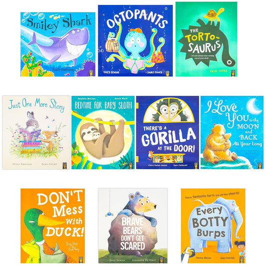 Bear & Friends 10 Picture Books Collection Set - Ages 3+ - Paperback