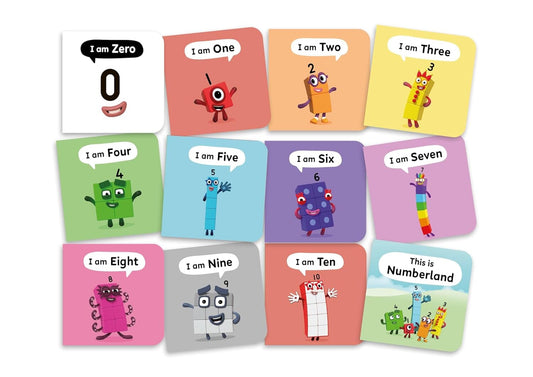 A Case of Numberblocks, Alphablocks & Colourblocks 36 Mini Books Collection Set - Ages 0-5 - Board Book
