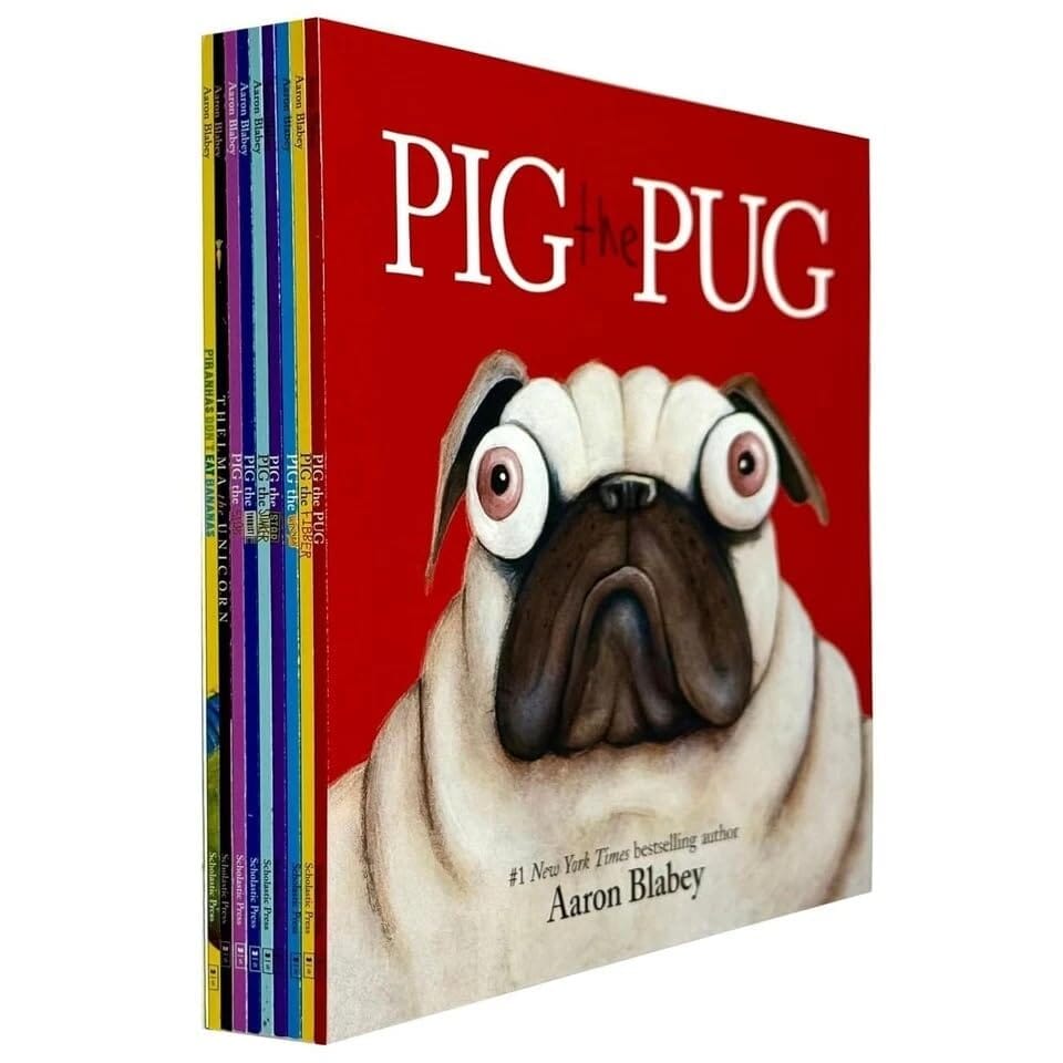 Pig The Pug & Friends by Aaron Blabey 9 Books Boxed Set (Includes Exclusive Poster!) - Ages 3+ - Paperback