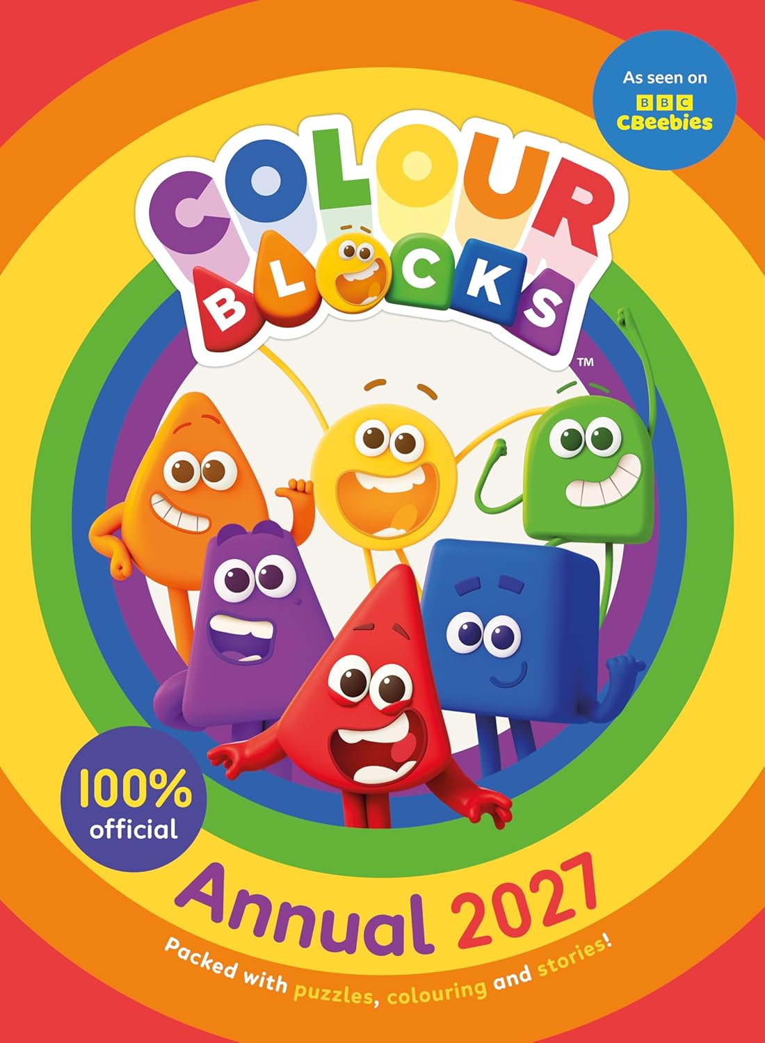 Colourblocks Annual 2027: Packed with Puzzles, Colouring and Stories! - Ages 3-5 - Hardback