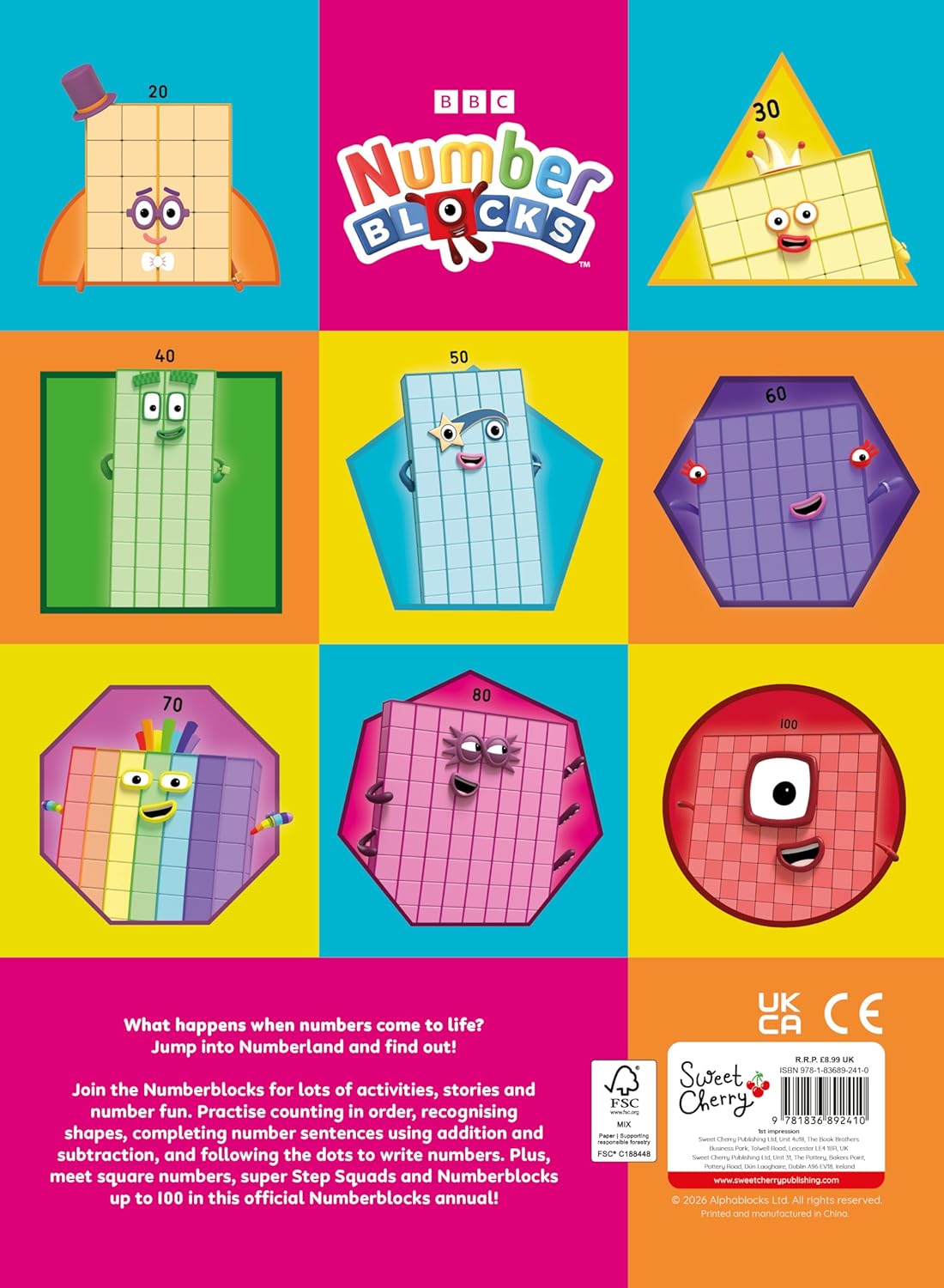 Numberblocks Annual 2027: Packed with Puzzles, Games and Stories! - Ages 3-5 - Hardback