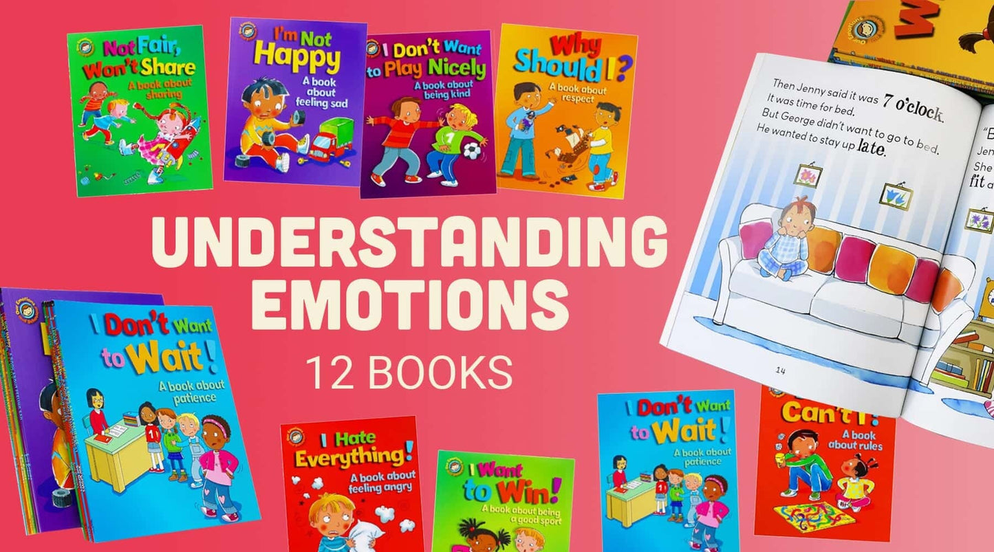 Our Emotions and Behaviour 12 Books Children Pack By Sue Graves - Ages 5-7 - Paperback 5-7 Franklin Watts