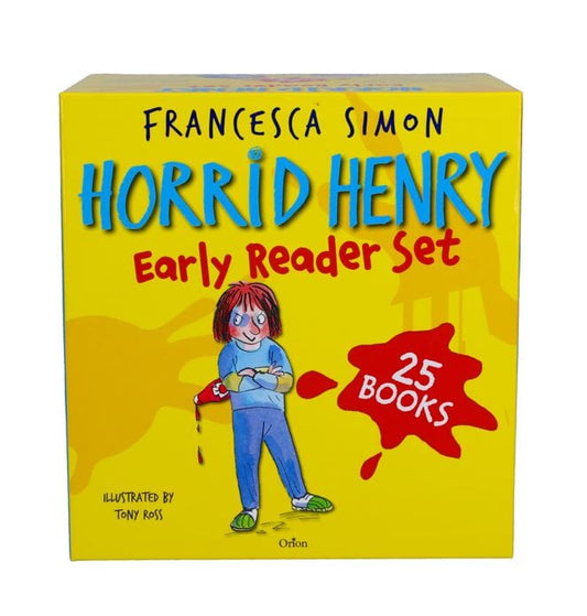 Horrid Henry Early Readers 25 Books Children Collection Box Set By Francesca Simon- Ages 7-9 - Paperback 7-9 Orion Children's Books