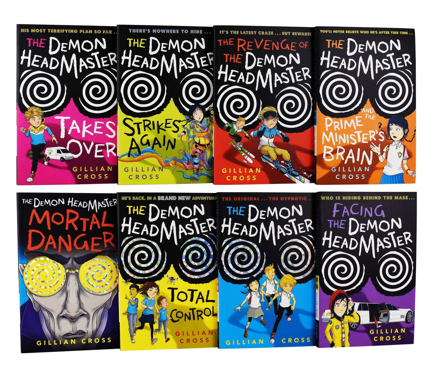 The Demon Headmaster Collection 8 Books Set - Fiction - Paperback - Gillian Cross