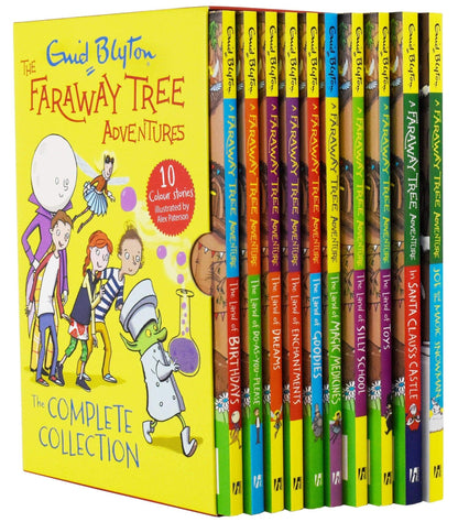 The Faraway Tree Adventures by Enid Blyton 10 Colour Stories Books Box Set - Age 7-9 - Paperback 7-9 Hodder Childrenƒ??s Books