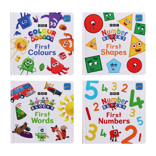 Numberblocks, Alphablocks and Colourblocks First Collection 4 Books Set - Ages 2-5 - Board Book 0-5 Sweet Cherry Publishing