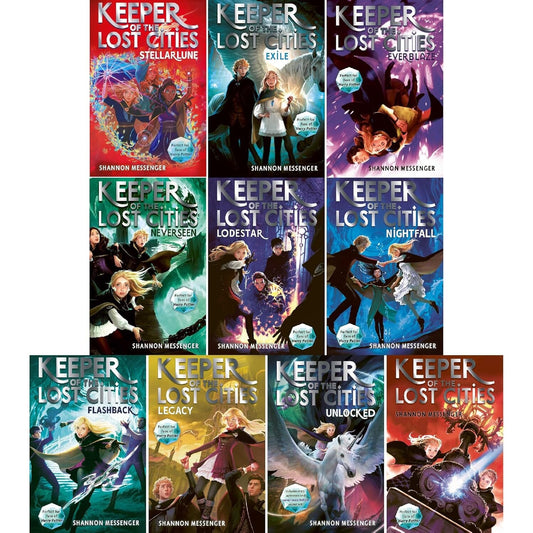 Keeper of the Lost Cities by Shannon Messenger 10 Books Collection Set - Ages 8+ - Paperback