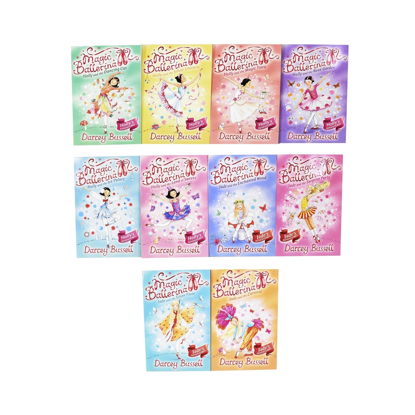 Magic Ballerina 22 Book Collection Set by Darcey Bussel - Ages 7-9 - Paperback 7-9 Harper Collins