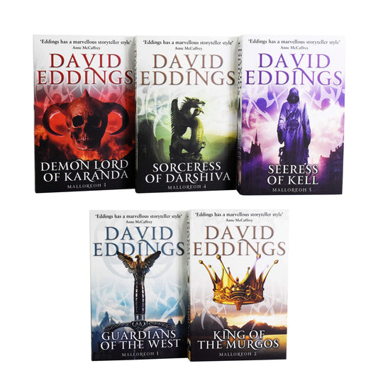 The Malloreon Series Collection 5 Books Set by David Eddings - Paperback - Young adult Young Adult Corgi